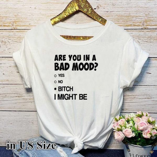 are you in a bad mood letter print t shirt women short sleeve o neck loose tshirt 2021 summer women tee shirt mujer, White
are you in a bad mood letter print t shirt women short sleeve o neck loose tshirt 2021 summer women tee shirt mujer, White