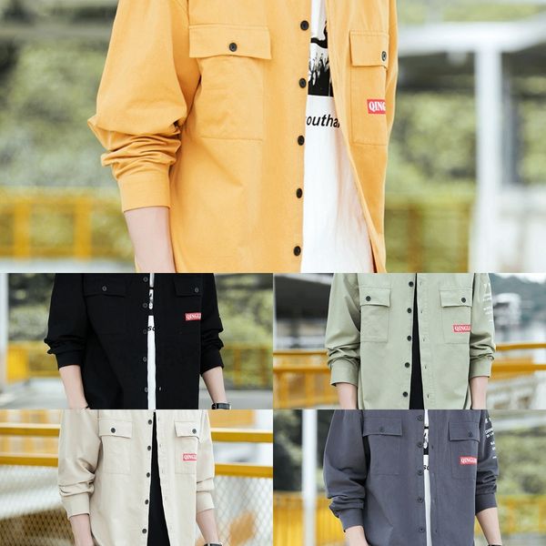 2dkan autumn 2020 men's new shirtwork sleeve korean versatile men's loose casual coat shirt shirt long coat ipzg9, Blue
2dkan autumn 2020 men's new shirtwork sleeve korean versatile men's loose casual coat shirt shirt long coat ipzg9, Blue