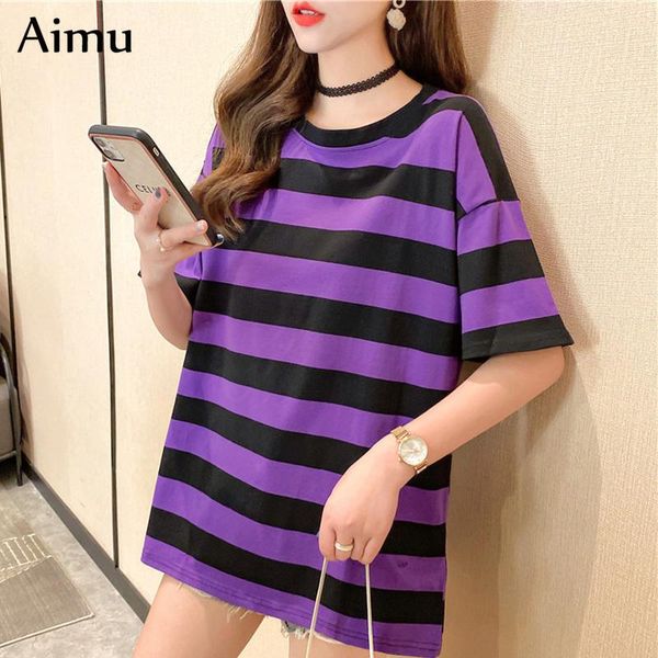 summer harajuku striped woman tshirts short sleeve o-neck women's t-shirts korean casual oversized t shirt female t-shirt, White
summer harajuku striped woman tshirts short sleeve o-neck women's t-shirts korean casual oversized t shirt female t-shirt, White