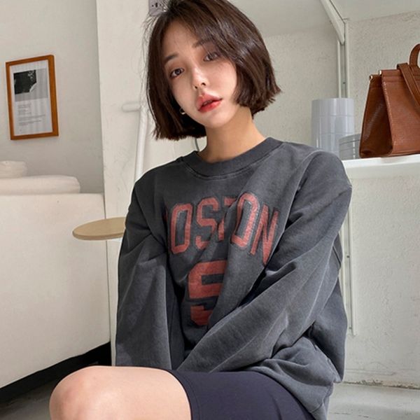 6o2hh old style charcoal grey long sleeve ins sw sweaterand versatileboyfriends charcoal thin letters old style show grey long sleeve simple, Black
6o2hh old style charcoal grey long sleeve ins sw sweaterand versatileboyfriends charcoal thin letters old style show grey long sleeve simple, Black