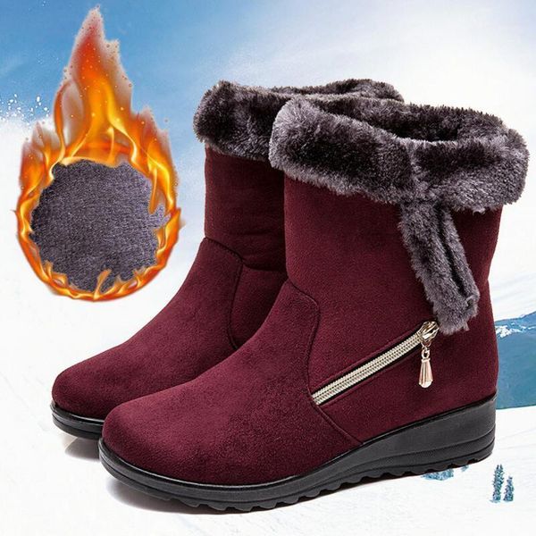 2020 new snow boots fashion women's boots flat with winter plus cotton short ladies cotton shoes1, Black
2020 new snow boots fashion women's boots flat with winter plus cotton short ladies cotton shoes1, Black