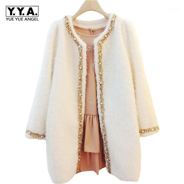 women's wool & blends spring fashion korea womens pearl round collar jackets female brand blend slim fit long coat beads jacket trench1, Black
women's wool & blends spring fashion korea womens pearl round collar jackets female brand blend slim fit long coat beads jacket trench1, Black