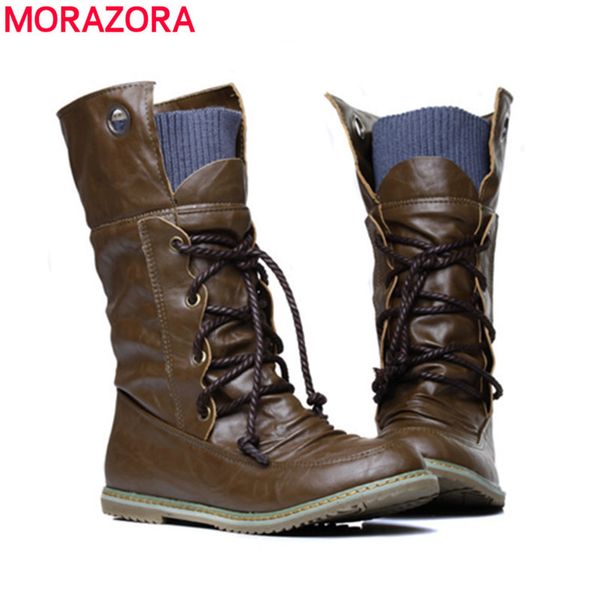 morazora 2020 new fashion motorcycle ankle boots for women autumn winter fashion women's boots pu leather shoes plus size 34-43 1026, Black
morazora 2020 new fashion motorcycle ankle boots for women autumn winter fashion women's boots pu leather shoes plus size 34-43 1026, Black