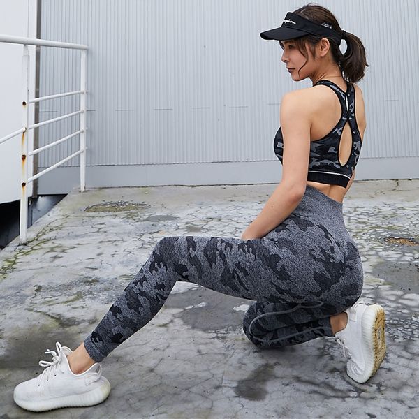 legging women sports pants camouflage print contrast colors running yoga joggers trendy womens dance fitness pants, Black
legging women sports pants camouflage print contrast colors running yoga joggers trendy womens dance fitness pants, Black