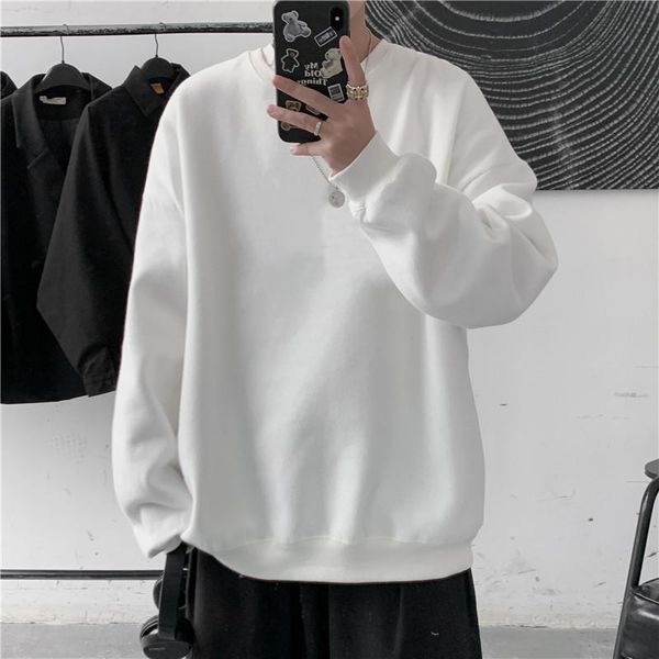 men's sweaters winter plus velvet weatshirts men loose wild classic o-neck long-sleeved bottoming shirt thicken warm pullover male clot, White;black
men's sweaters winter plus velvet weatshirts men loose wild classic o-neck long-sleeved bottoming shirt thicken warm pullover male clot, White;black