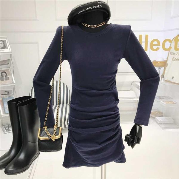 temperament slim fold hip skirt 2020 niche design autumn and winter new tight slim long sleeve dress1, Black;gray
temperament slim fold hip skirt 2020 niche design autumn and winter new tight slim long sleeve dress1, Black;gray