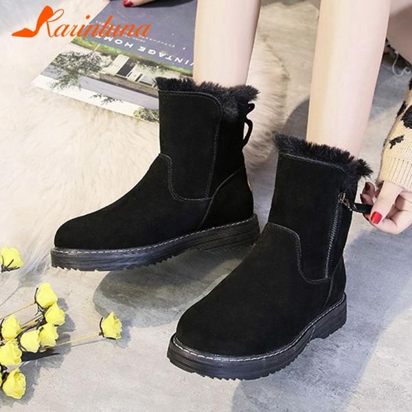 boots woman's design dropship shoes flock short plush warm zip solid low heels ankel autumn winter, Black
boots woman's design dropship shoes flock short plush warm zip solid low heels ankel autumn winter, Black