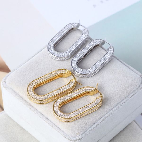 luxurious quality hoop earring with sparkly diamonds in gold and silver plated for women wedding drop earring jewelry ps6718, Golden
luxurious quality hoop earring with sparkly diamonds in gold and silver plated for women wedding drop earring jewelry ps6718, Golden