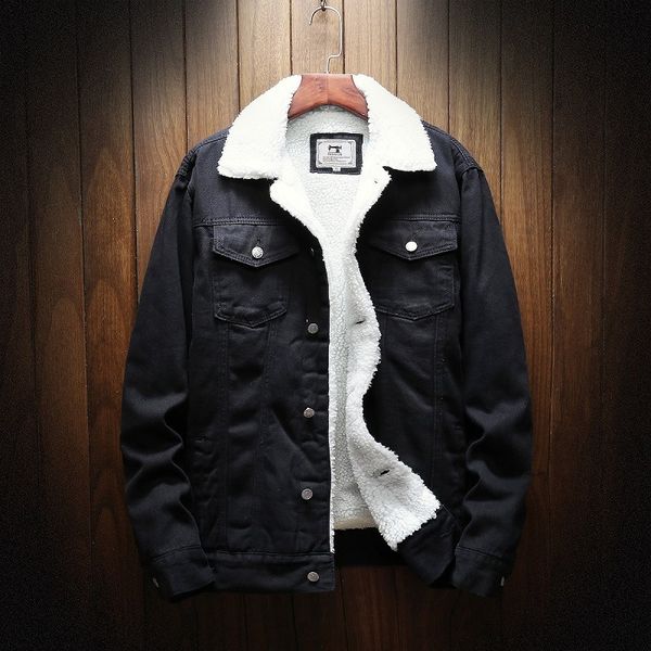 2021 new light blue jean outerwear warm coats new men large size wool liner thicker winter denim jackets size6xl 5o4i, Black
2021 new light blue jean outerwear warm coats new men large size wool liner thicker winter denim jackets size6xl 5o4i, Black