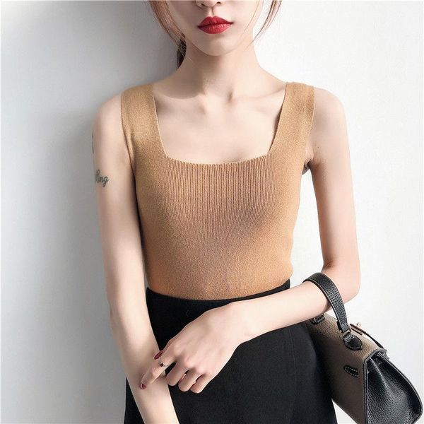 2020 summer woman camisole slim spring kitwear knitted shirts comfortable sleeveless vest office lady causal tank 1, White
2020 summer woman camisole slim spring kitwear knitted shirts comfortable sleeveless vest office lady causal tank 1, White