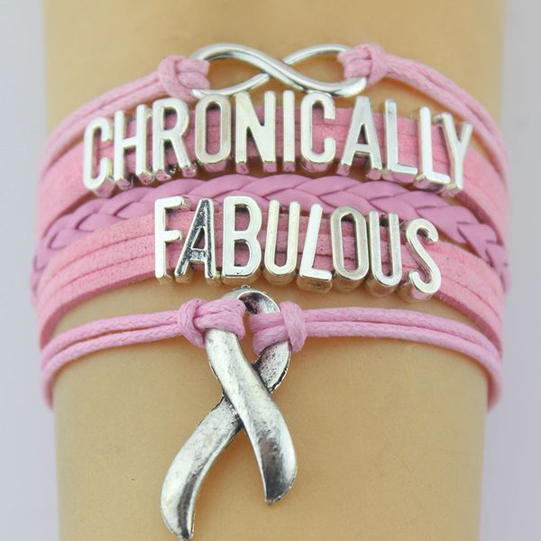 infinity love chronically fabulous ribbon charm bracelet adjustable wrap leather bracelets & bangle women men jewelry, Golden;silver
infinity love chronically fabulous ribbon charm bracelet adjustable wrap leather bracelets & bangle women men jewelry, Golden;silver
