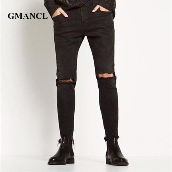 2020 fashion hip hop brand knee hole ripped men's skinny jeans high street stretch denim pants biker motorcycle jeans trousers, Blue
2020 fashion hip hop brand knee hole ripped men's skinny jeans high street stretch denim pants biker motorcycle jeans trousers, Blue