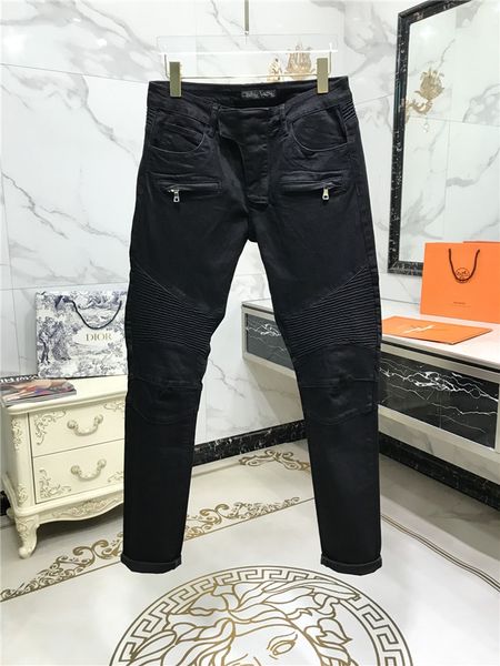 arrivals bal-jeans mens designer jeans fashion ripped biker slim fit motorcycle biker zipper designer hip hop denim us size 29-40, Blue
arrivals bal-jeans mens designer jeans fashion ripped biker slim fit motorcycle biker zipper designer hip hop denim us size 29-40, Blue