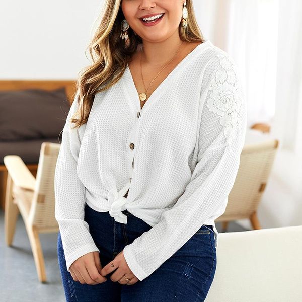 autumn large size t-shirt women's 6xl 7xl 8xl 9xl 10xl bust 169cm fashion long-sleeved applique v-neck button cardigan, White
autumn large size t-shirt women's 6xl 7xl 8xl 9xl 10xl bust 169cm fashion long-sleeved applique v-neck button cardigan, White