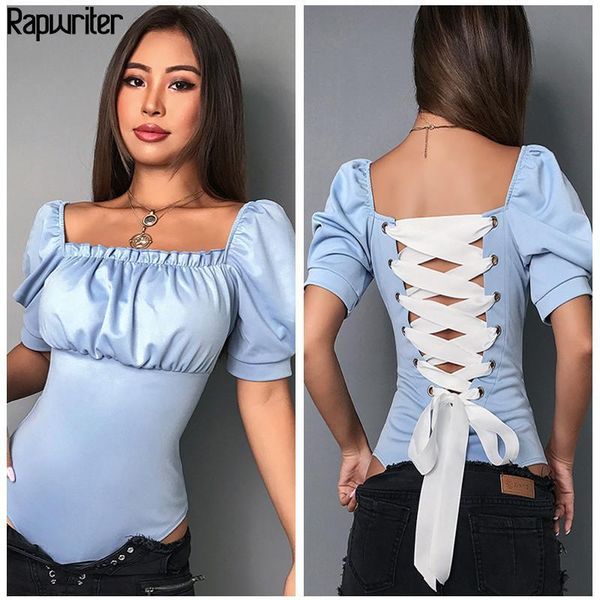 backless panelled lace up square collar lolita style bodysuits women 2020 short flare sleeve open crotch bodysuit, Black;white
backless panelled lace up square collar lolita style bodysuits women 2020 short flare sleeve open crotch bodysuit, Black;white