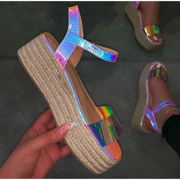 summer women beach sandals high heels wedges open toe ladies shoes platform casual roman espadrille sandals sandalias mujer, Black
summer women beach sandals high heels wedges open toe ladies shoes platform casual roman espadrille sandals sandalias mujer, Black