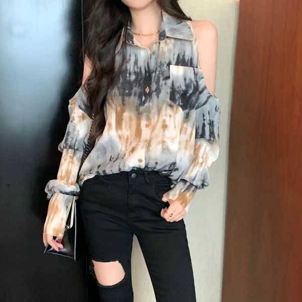 2021 new vintage ink painting printing casual shirt blouses women long sleeve off shoulder chic blusas retro hpt0, White
2021 new vintage ink painting printing casual shirt blouses women long sleeve off shoulder chic blusas retro hpt0, White