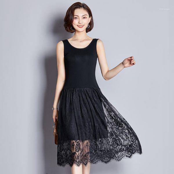 sleeveless summer dress women 2020 cute boho chic mesh patchwork modal sundress ladies long spaghetti strap dress1, Black;gray
sleeveless summer dress women 2020 cute boho chic mesh patchwork modal sundress ladies long spaghetti strap dress1, Black;gray