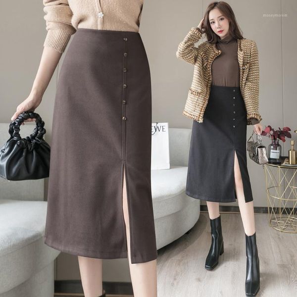faldas mujer moda 2020 autumn winter all-match slim thick split woolen bag hip skirt plus size black long skirts for women1
faldas mujer moda 2020 autumn winter all-match slim thick split woolen bag hip skirt plus size black long skirts for women1
