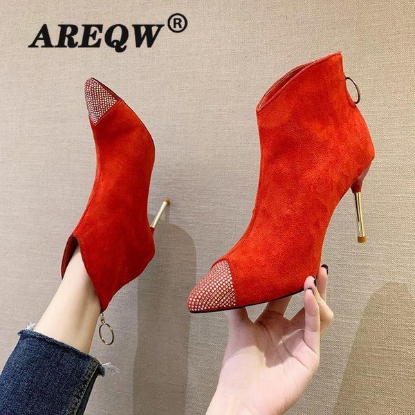 fashion women boots casual pu leather high heels woman rubber ankle boots red, Black
fashion women boots casual pu leather high heels woman rubber ankle boots red, Black