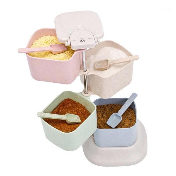 kitchenace revolving spice jar seasoning storage box rack salt pepper cumin organize gadgets & spice holder gadget1
kitchenace revolving spice jar seasoning storage box rack salt pepper cumin organize gadgets & spice holder gadget1