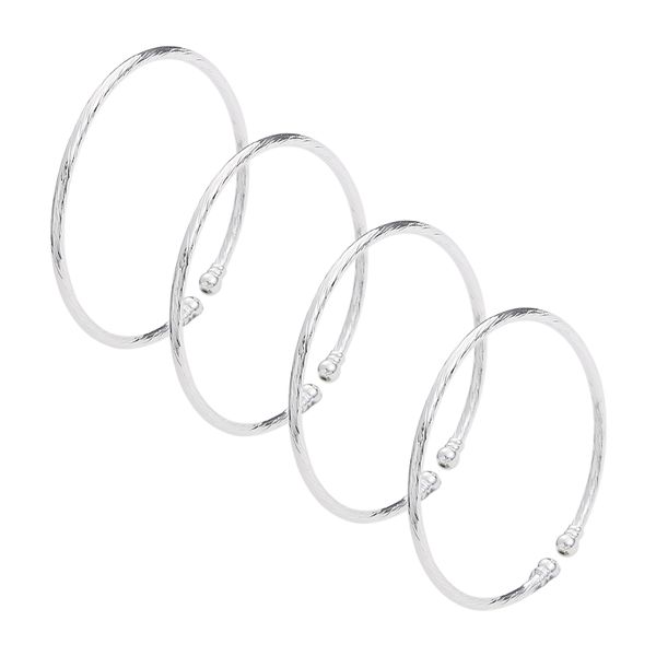 size elegant silver plated cuff bracelets for women arab ethiopian india bridal open bangles wedding jewelry, White
size elegant silver plated cuff bracelets for women arab ethiopian india bridal open bangles wedding jewelry, White