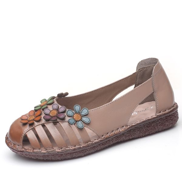 gktinoo genuine leather ladies flat summer shoes woman slip on casual loafers with flowers round toe soft comfort sandals female 201105, Black
gktinoo genuine leather ladies flat summer shoes woman slip on casual loafers with flowers round toe soft comfort sandals female 201105, Black