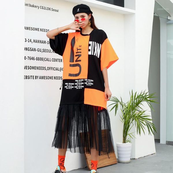 tide brand temperament goddess dress female fat sister large size super fairy color matching stitching mesh letter long dress1, Black;gray
tide brand temperament goddess dress female fat sister large size super fairy color matching stitching mesh letter long dress1, Black;gray