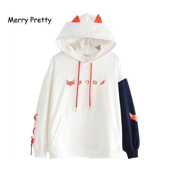 merry pretty fox print lace up hooded sweatshirts women cotton hoodies with horns harajuku thick fleece sweatshirt pullovers y200915, Black
merry pretty fox print lace up hooded sweatshirts women cotton hoodies with horns harajuku thick fleece sweatshirt pullovers y200915, Black