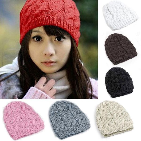 beanie/skull caps fashion hat 7 color women winter hats knitted wool cap crochet female feminino, Blue;gray
beanie/skull caps fashion hat 7 color women winter hats knitted wool cap crochet female feminino, Blue;gray