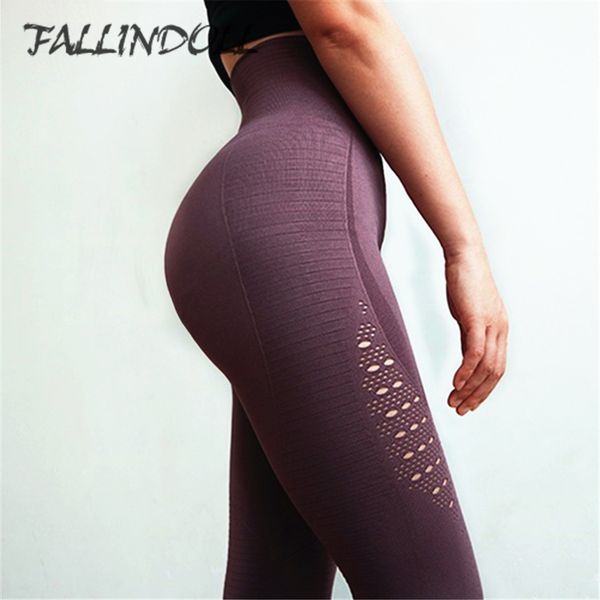 women high waist yoga pants super stretchy gym tights energy seamless tummy control sport fitness leggings purple running pants 201202, Black
women high waist yoga pants super stretchy gym tights energy seamless tummy control sport fitness leggings purple running pants 201202, Black