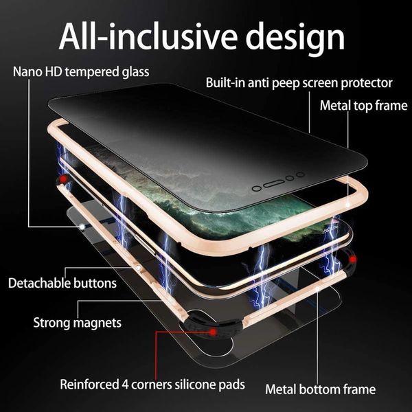 metal magnetic privacy protective case for iphone 12 11 pro xs max xr 8 7 6plus double sided glass shockproof h wmtzit
metal magnetic privacy protective case for iphone 12 11 pro xs max xr 8 7 6plus double sided glass shockproof h wmtzit
