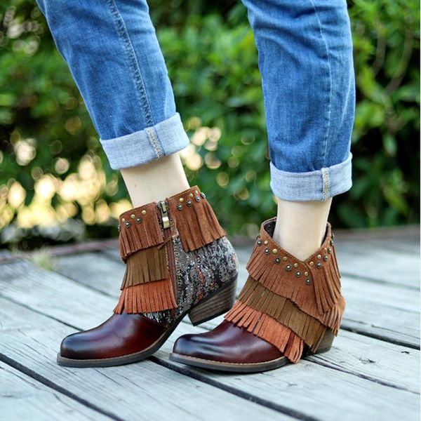 boots fashion platform for women shoes hand-painted genuine leather 2021 winter round toe zip fringe square heel ankle, Black
boots fashion platform for women shoes hand-painted genuine leather 2021 winter round toe zip fringe square heel ankle, Black