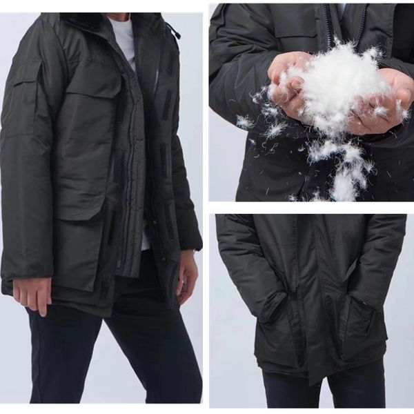 winter jacket men down men's coat real wolf fur hoold windproof waterproof parka snow suit, Black
winter jacket men down men's coat real wolf fur hoold windproof waterproof parka snow suit, Black