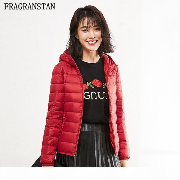 women winter hooded coat 90% white duck down jacket waterproof ultra light solid color coats feamle plus size casual warm parkas, Black
women winter hooded coat 90% white duck down jacket waterproof ultra light solid color coats feamle plus size casual warm parkas, Black