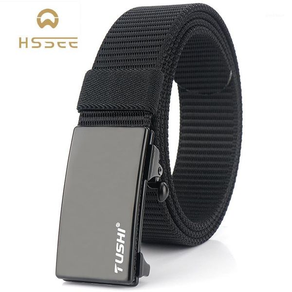 waist support hssee mens nylon belt matte black metal automatic buckle army 3mm thick soft real sports fishing1, Black;gray
waist support hssee mens nylon belt matte black metal automatic buckle army 3mm thick soft real sports fishing1, Black;gray