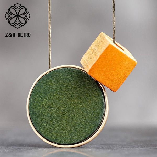 colored wooden vintage round accessories female pendant women jewelry on the neck decoration statement suspension necklaces 2020, Silver
colored wooden vintage round accessories female pendant women jewelry on the neck decoration statement suspension necklaces 2020, Silver