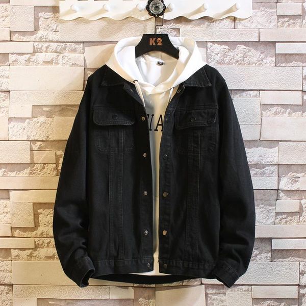men's jackets denim jacket elasticity breasted jeans coat korean-style slim models cowboy fashion mens lapel jean, Black;brown
men's jackets denim jacket elasticity breasted jeans coat korean-style slim models cowboy fashion mens lapel jean, Black;brown