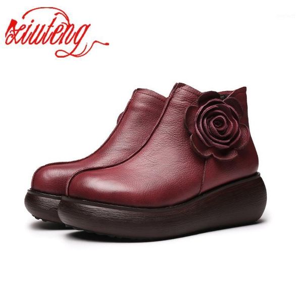 2020 winter booties women boots vintage genuine leather platform shoes round toe shoes fashion ladies ankle boots for women1, Black
2020 winter booties women boots vintage genuine leather platform shoes round toe shoes fashion ladies ankle boots for women1, Black
