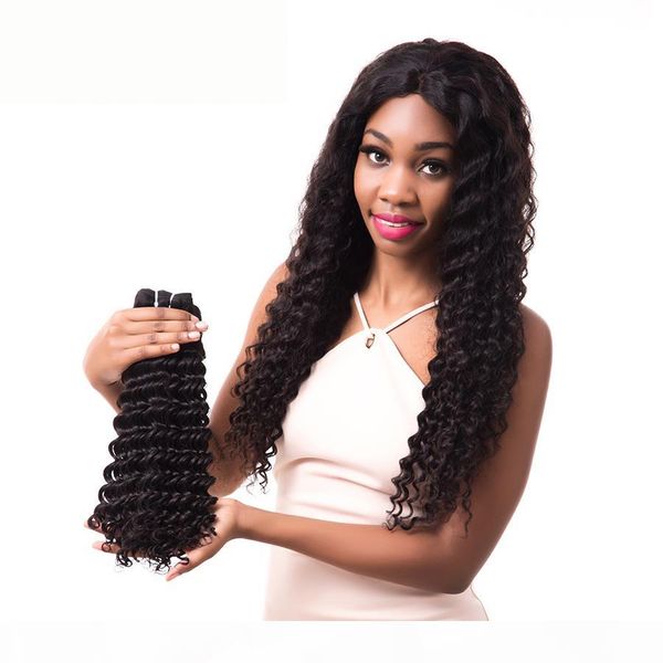 lucky queen 9a virgin hair deep wave 3pcs lot 100 percent human hair in weaves unprocessed indian remy hair extensions gold suppliers, Black
lucky queen 9a virgin hair deep wave 3pcs lot 100 percent human hair in weaves unprocessed indian remy hair extensions gold suppliers, Black