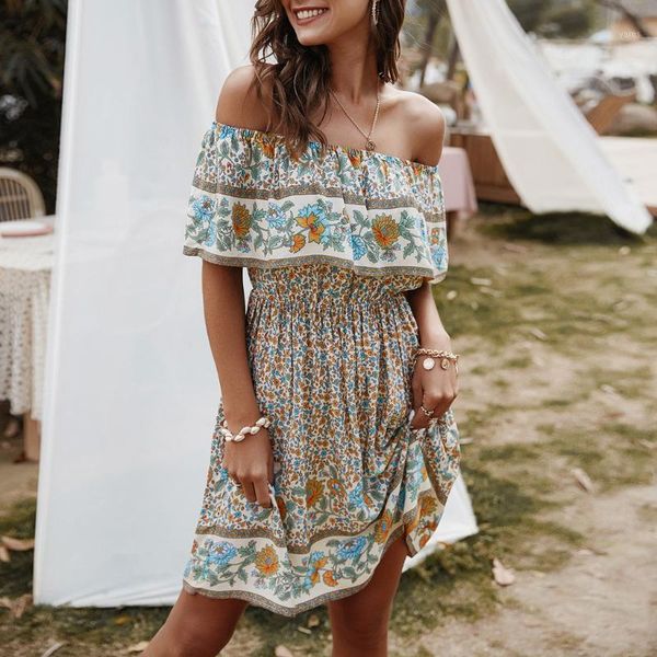 40 women off shoulder summer dress ladies casual floral print dress short sleeve holiday party women bohemian mini1, Black;gray
40 women off shoulder summer dress ladies casual floral print dress short sleeve holiday party women bohemian mini1, Black;gray