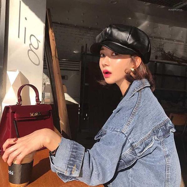 autumn winter hats for women solid plain octagonal newsboy cap men ladies casual pu leather hat winter beret women painter cap1, Blue;gray
autumn winter hats for women solid plain octagonal newsboy cap men ladies casual pu leather hat winter beret women painter cap1, Blue;gray