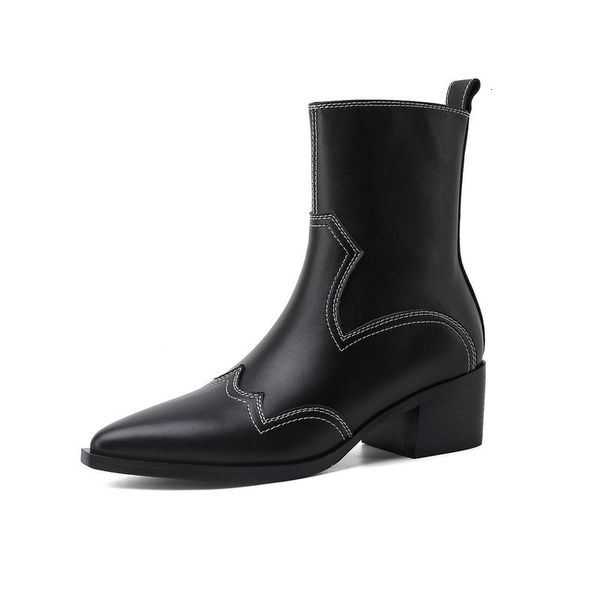 2021 new women ankle warm short boots fashion animal prints woman genuine leather high heels party basic shoes cjri, Black
2021 new women ankle warm short boots fashion animal prints woman genuine leather high heels party basic shoes cjri, Black