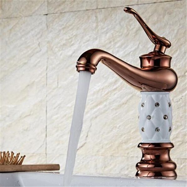 bathroom basin faucets brass rose gold with diamond mixer tap single handle & cold washbasin tap torneiras banheiro faucet1
bathroom basin faucets brass rose gold with diamond mixer tap single handle & cold washbasin tap torneiras banheiro faucet1
