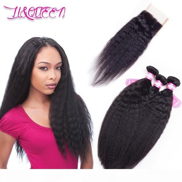 peruvian hair kinky straight human hair 4x4 lace closure with 3 bundles natural black unprocessed huamn hair from li&queen, Black;brown
peruvian hair kinky straight human hair 4x4 lace closure with 3 bundles natural black unprocessed huamn hair from li&queen, Black;brown