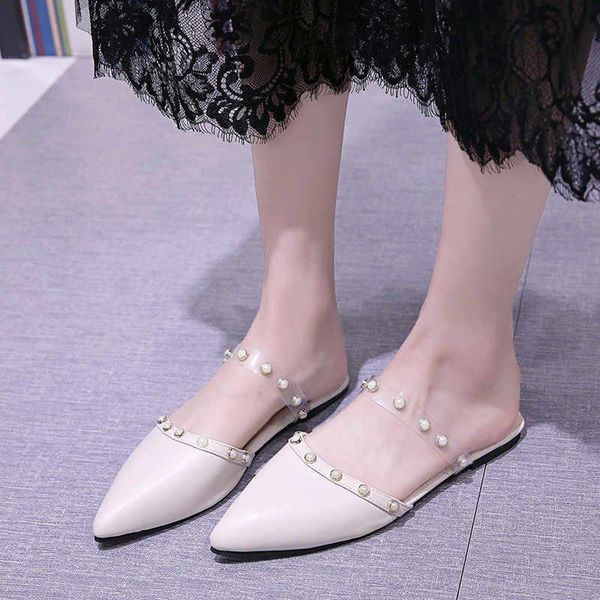 2021 new fashion women's summer shoes pointed toe slippers woman flat slipper out side shoes plus size 35-43 zapatos mujer, Black
2021 new fashion women's summer shoes pointed toe slippers woman flat slipper out side shoes plus size 35-43 zapatos mujer, Black