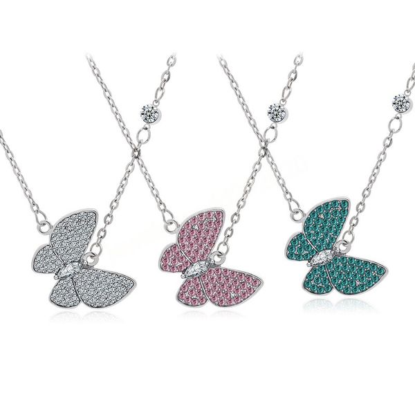 fashion butterfly pendant necklace women exquisite shiny rhinestone necklace choker ladies elegant party jewelry gifts, Silver
fashion butterfly pendant necklace women exquisite shiny rhinestone necklace choker ladies elegant party jewelry gifts, Silver