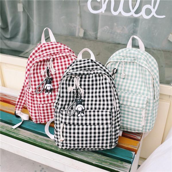bookbag women backpacks 2020 summer new fashion female school students shoulder bags cute plaid canvas travel backpacks
bookbag women backpacks 2020 summer new fashion female school students shoulder bags cute plaid canvas travel backpacks