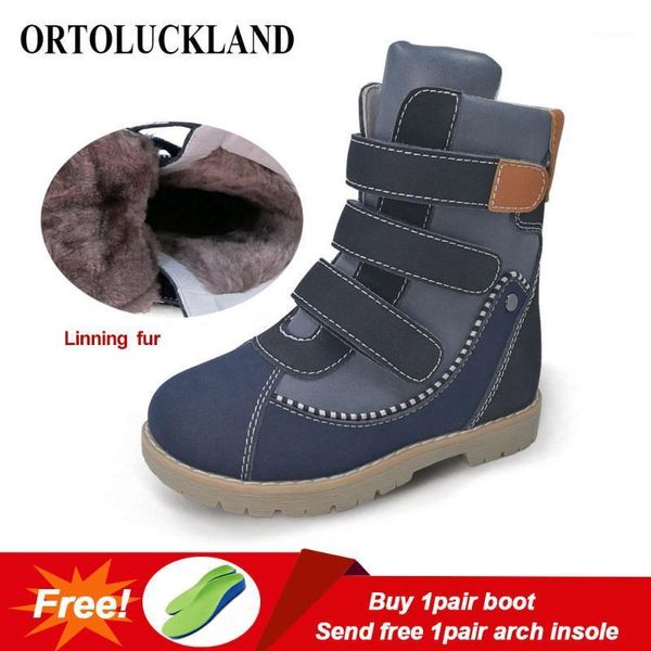 ortoluckland kids boys boots cow leather warm snow shoes children winter plush knight girls orthopedic round toe shoes1, Black;grey
ortoluckland kids boys boots cow leather warm snow shoes children winter plush knight girls orthopedic round toe shoes1, Black;grey