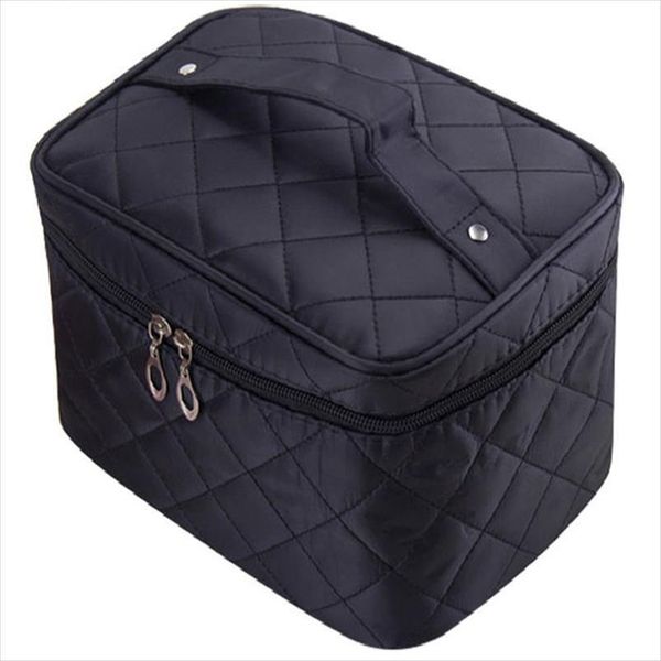 cosmetic box new quilted professional cosmetic bag womens large capacity storage handbag travel toiletry makeup bag sac
cosmetic box new quilted professional cosmetic bag womens large capacity storage handbag travel toiletry makeup bag sac